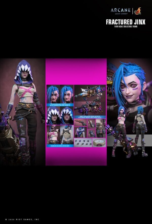 Hot Toys - Arcane - Fractured Jinx (TMS183) - Image 16