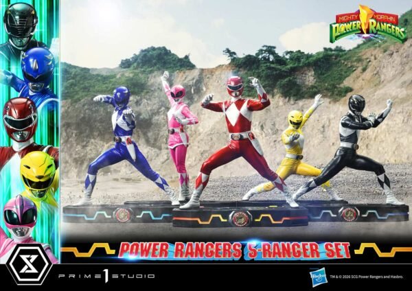 Prime 1 Studio - Mighty Morphin Power Rangers - 5-Ranger Set - Imagen 2