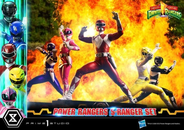 Prime 1 Studio - Mighty Morphin Power Rangers - 5-Ranger Set