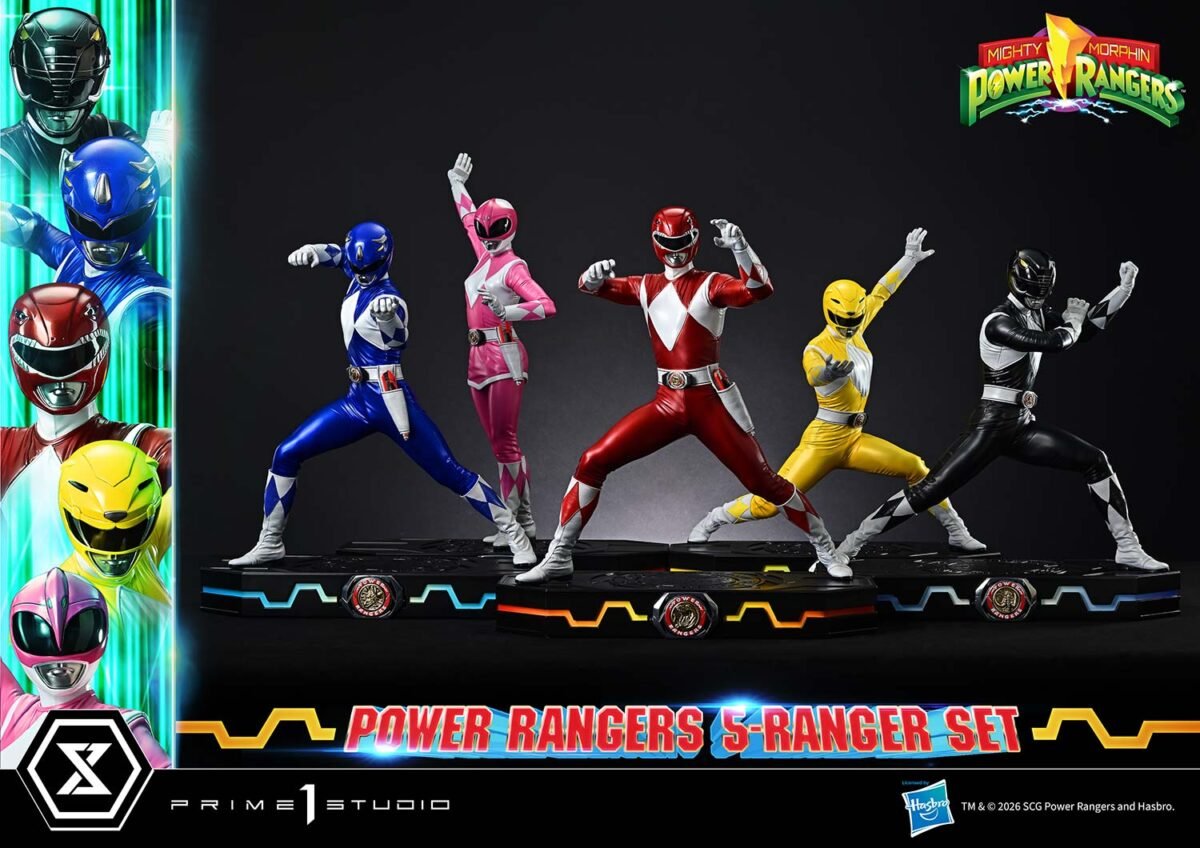 Prime 1 Studio - Mighty Morphin Power Rangers - 5-Ranger Set - Imagen 5