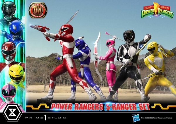 Prime 1 Studio - Mighty Morphin Power Rangers - 5-Ranger Set - Imagen 22