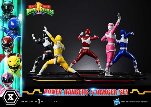 Prime 1 Studio - Mighty Morphin Power Rangers - 5-Ranger Set - Imagen 6