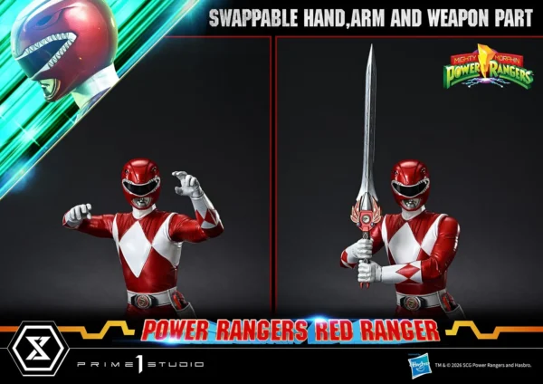 Prime 1 Studio - Mighty Morphin Power Rangers - Red Ranger - Imagen 4