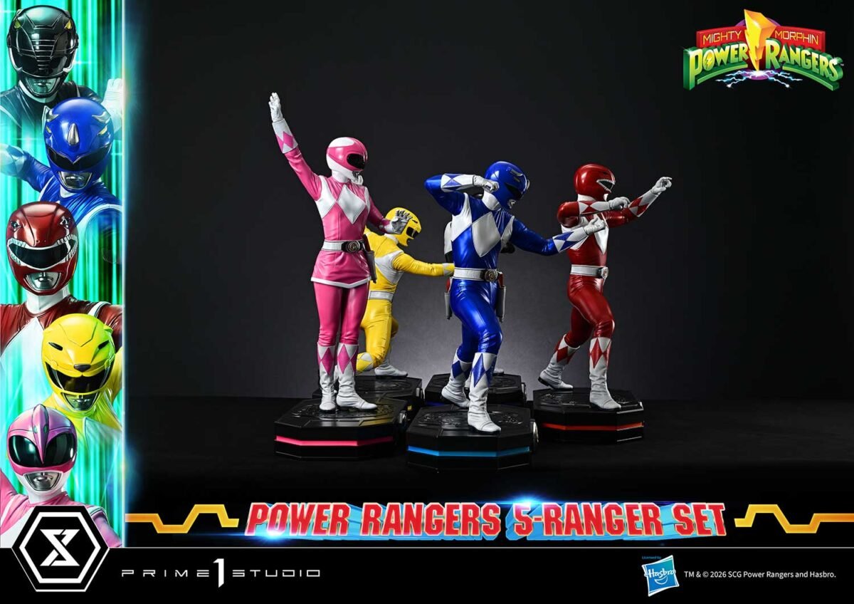 Prime 1 Studio - Mighty Morphin Power Rangers - 5-Ranger Set - Imagen 7