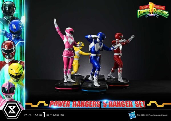 Prime 1 Studio - Mighty Morphin Power Rangers - 5-Ranger Set - Imagen 7