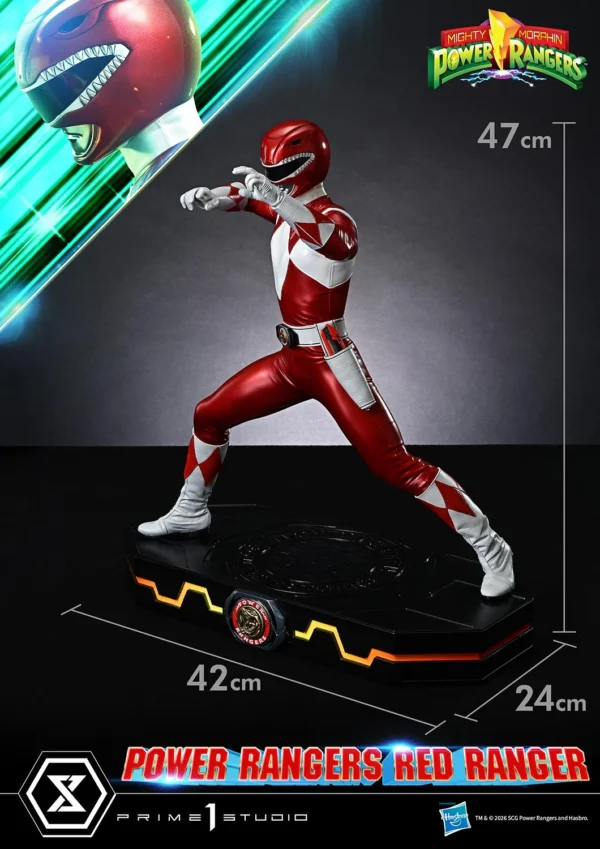 Prime 1 Studio - Mighty Morphin Power Rangers - Red Ranger - Imagen 5