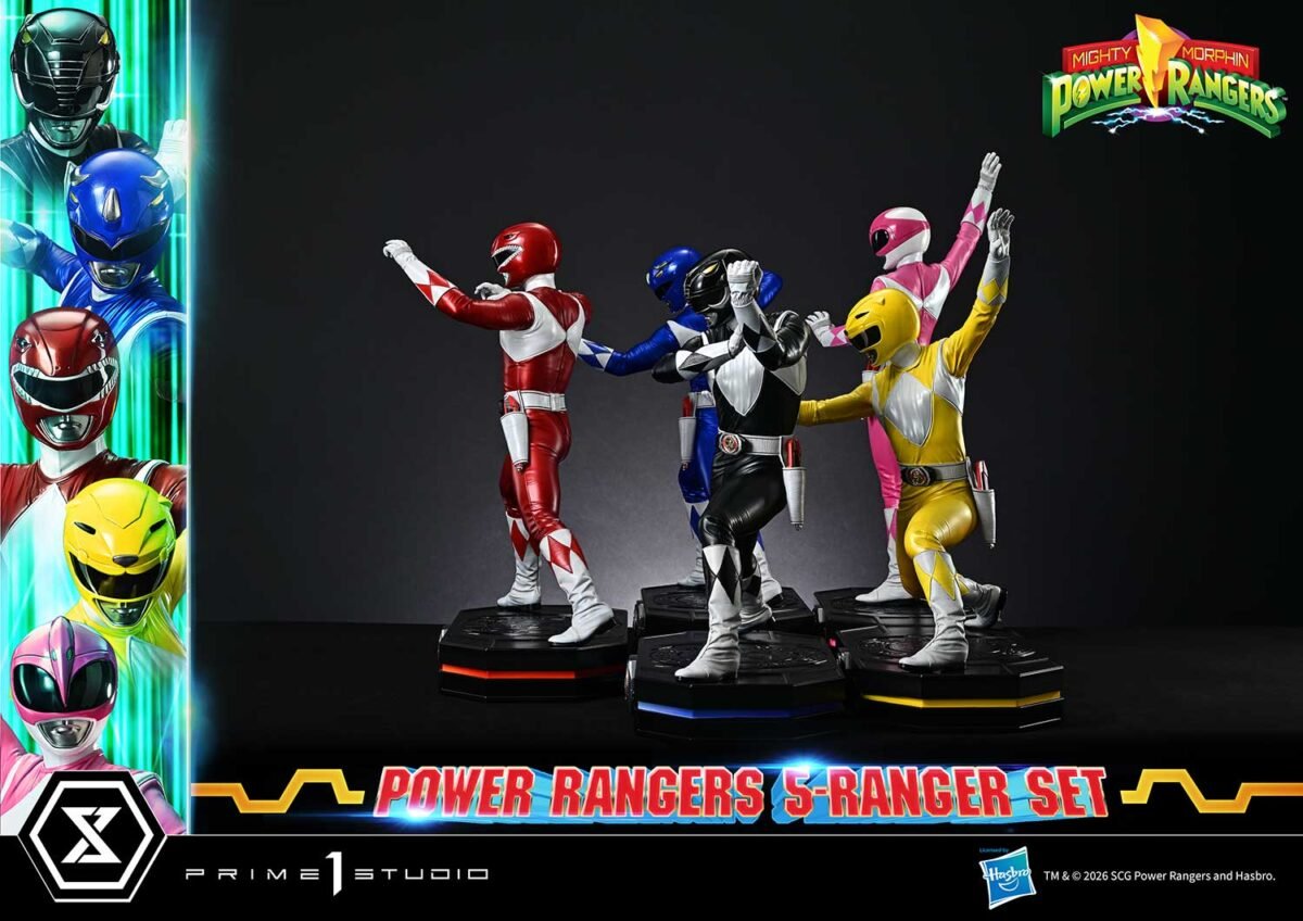 Prime 1 Studio - Mighty Morphin Power Rangers - 5-Ranger Set - Imagen 8