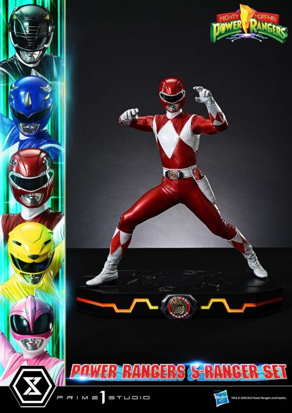 Prime 1 Studio - Mighty Morphin Power Rangers - 5-Ranger Set - Imagen 9