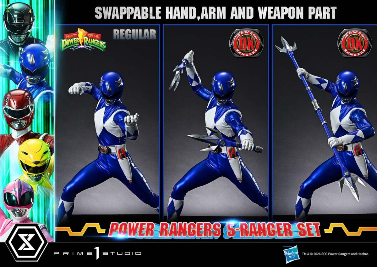 Prime 1 Studio - Mighty Morphin Power Rangers - 5-Ranger Set - Imagen 25