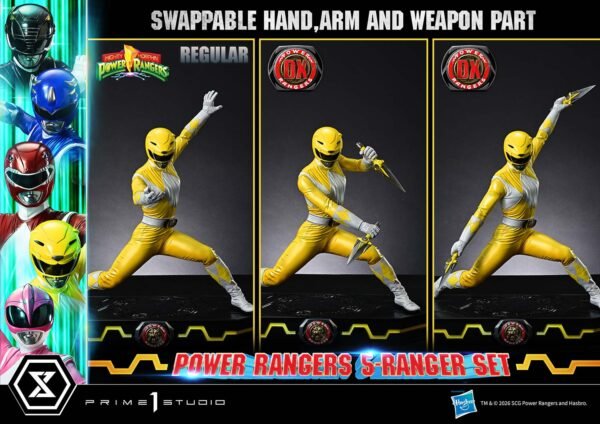 Prime 1 Studio - Mighty Morphin Power Rangers - 5-Ranger Set - Imagen 26