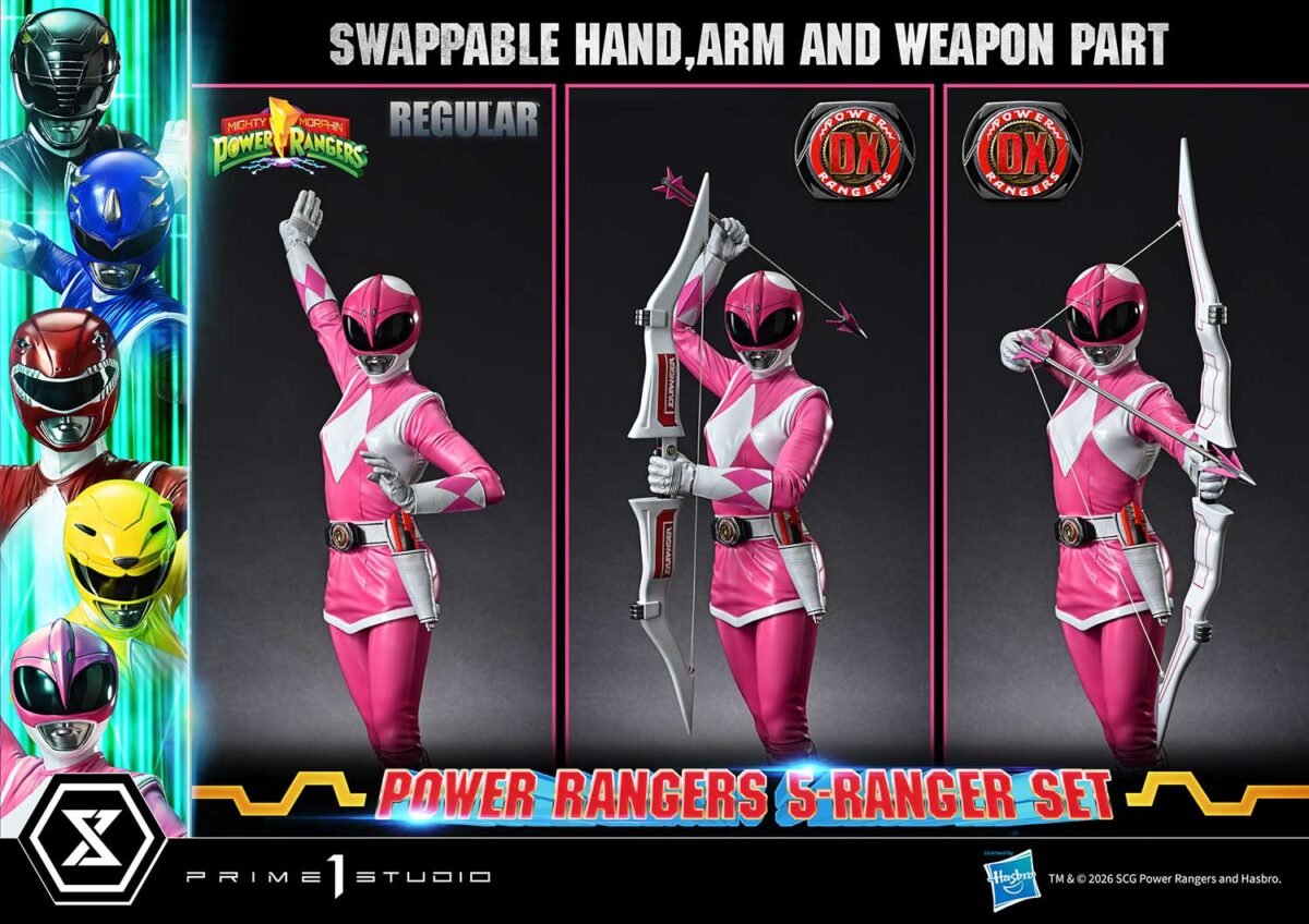 Prime 1 Studio - Mighty Morphin Power Rangers - 5-Ranger Set - Imagen 28