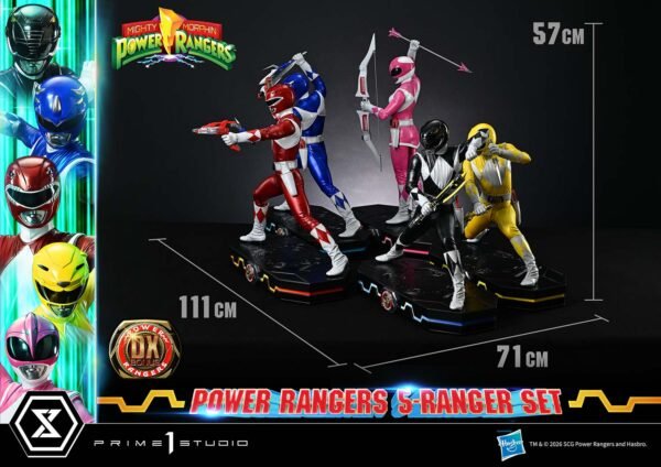 Prime 1 Studio - Mighty Morphin Power Rangers - 5-Ranger Set - Imagen 29