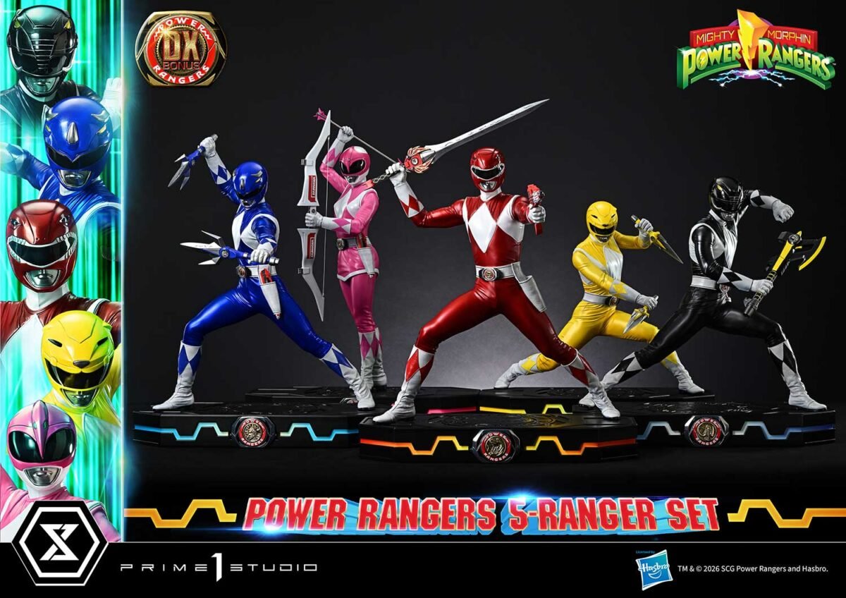 Prime 1 Studio - Mighty Morphin Power Rangers - 5-Ranger Set - Imagen 30