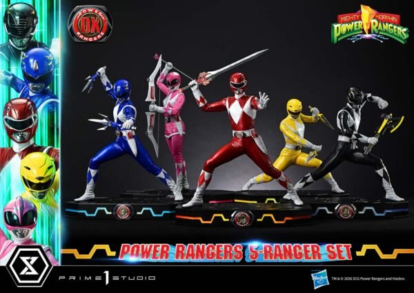 Prime 1 Studio - Mighty Morphin Power Rangers - 5-Ranger Set - Imagen 31