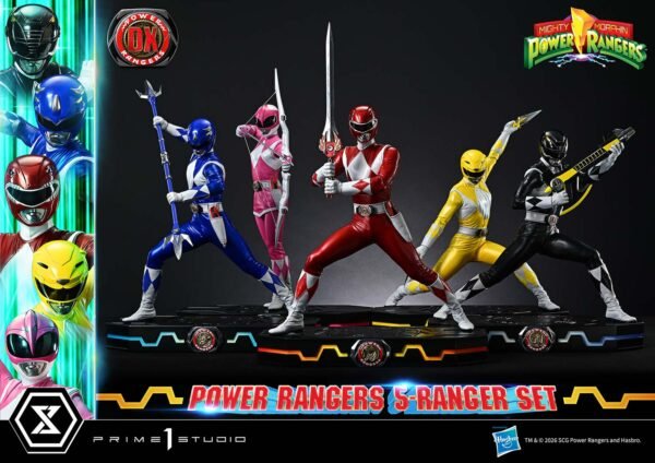 Prime 1 Studio - Mighty Morphin Power Rangers - 5-Ranger Set - Imagen 32