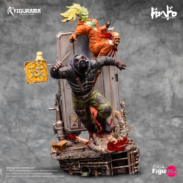Figurama Collectors - Dorohedoro - Caiman & Nikaido - Imagen 2