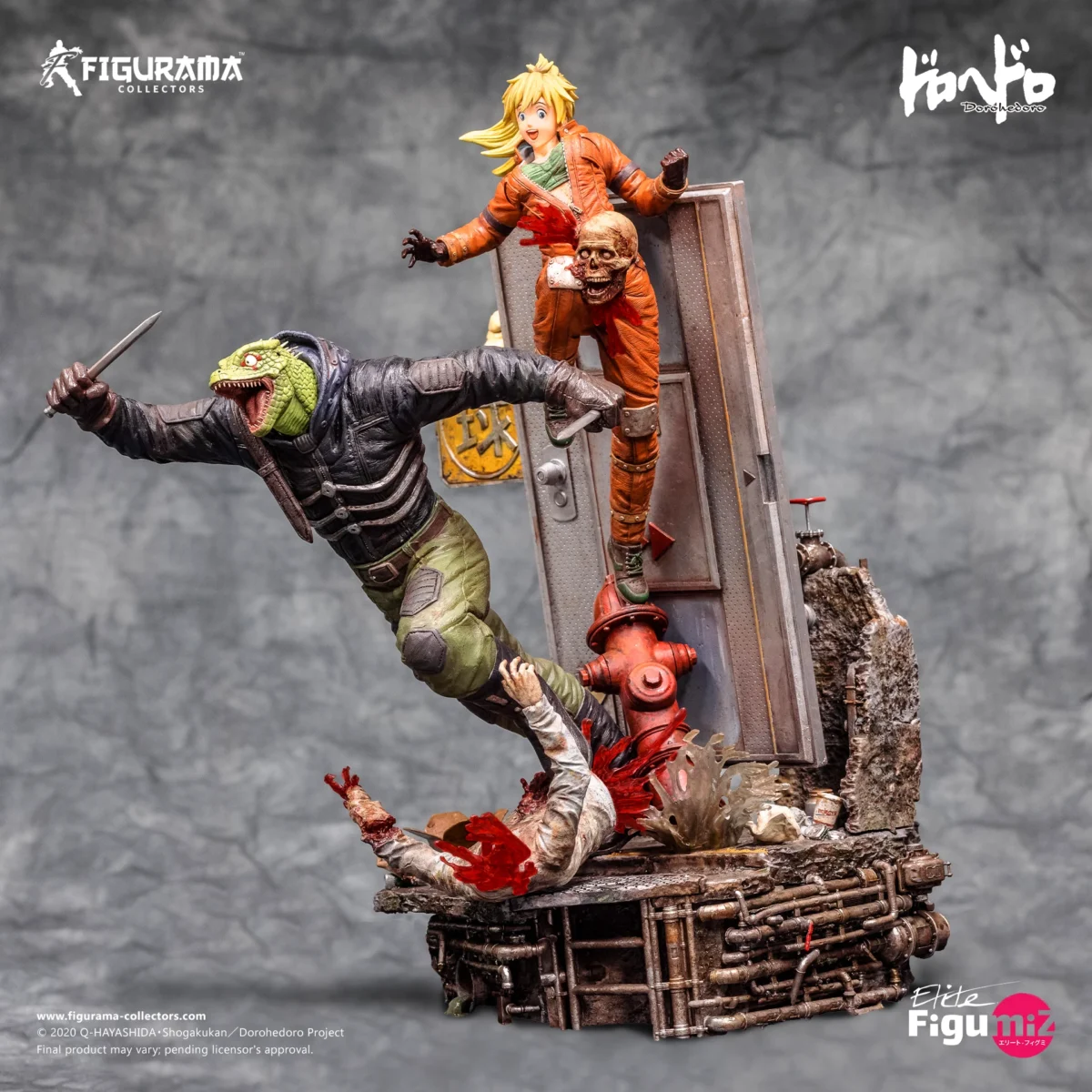 Figurama Collectors - Dorohedoro - Caiman & Nikaido - Imagen 3