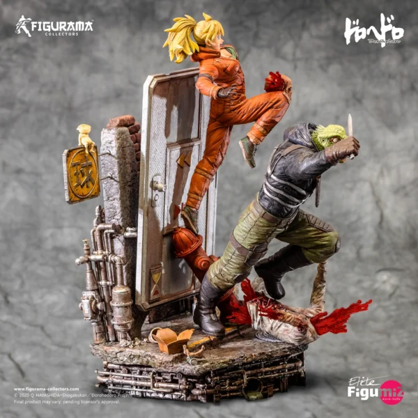 Figurama Collectors - Dorohedoro - Caiman & Nikaido - Imagen 6