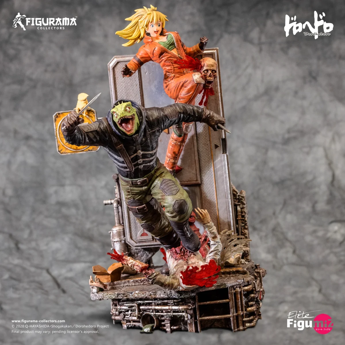 Figurama Collectors - Dorohedoro - Caiman & Nikaido - Imagen 5