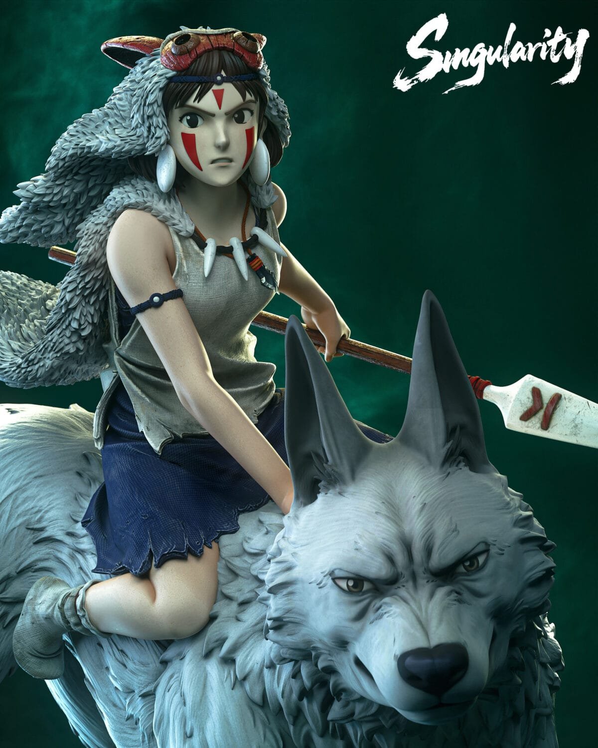 Singularity Studio - Princess Mononoke - San & Moro - Imagen 4