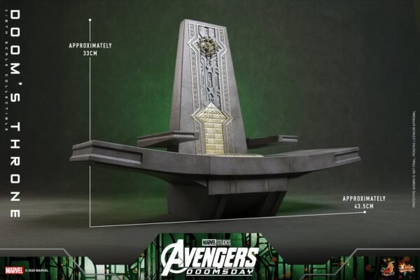 Hot Toys - Marvel Movies - Avengers: Doomsday - Dr. Doom Throne (ACS016) - Imagen 6