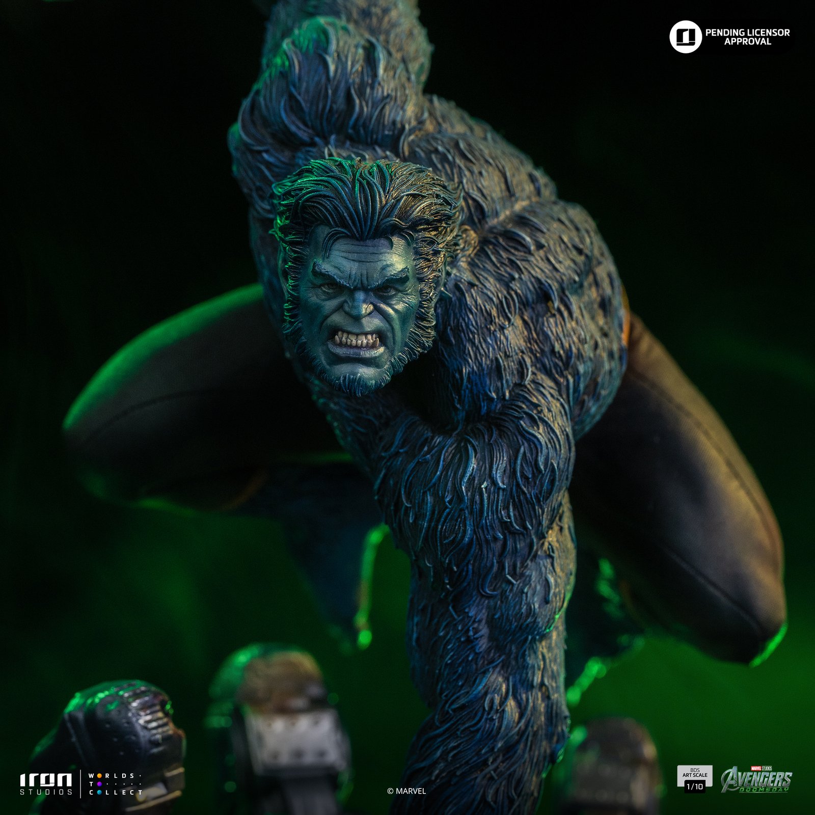 01-Details_Color Iron Studios - Marvel Movies - Avengers: Doomsday - Beast - Imagen 1