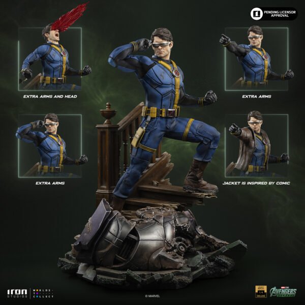 Iron Studios - Marvel Movies - Avengers: Doomsday - Cyclops Legacy Replica - Imagen 18
