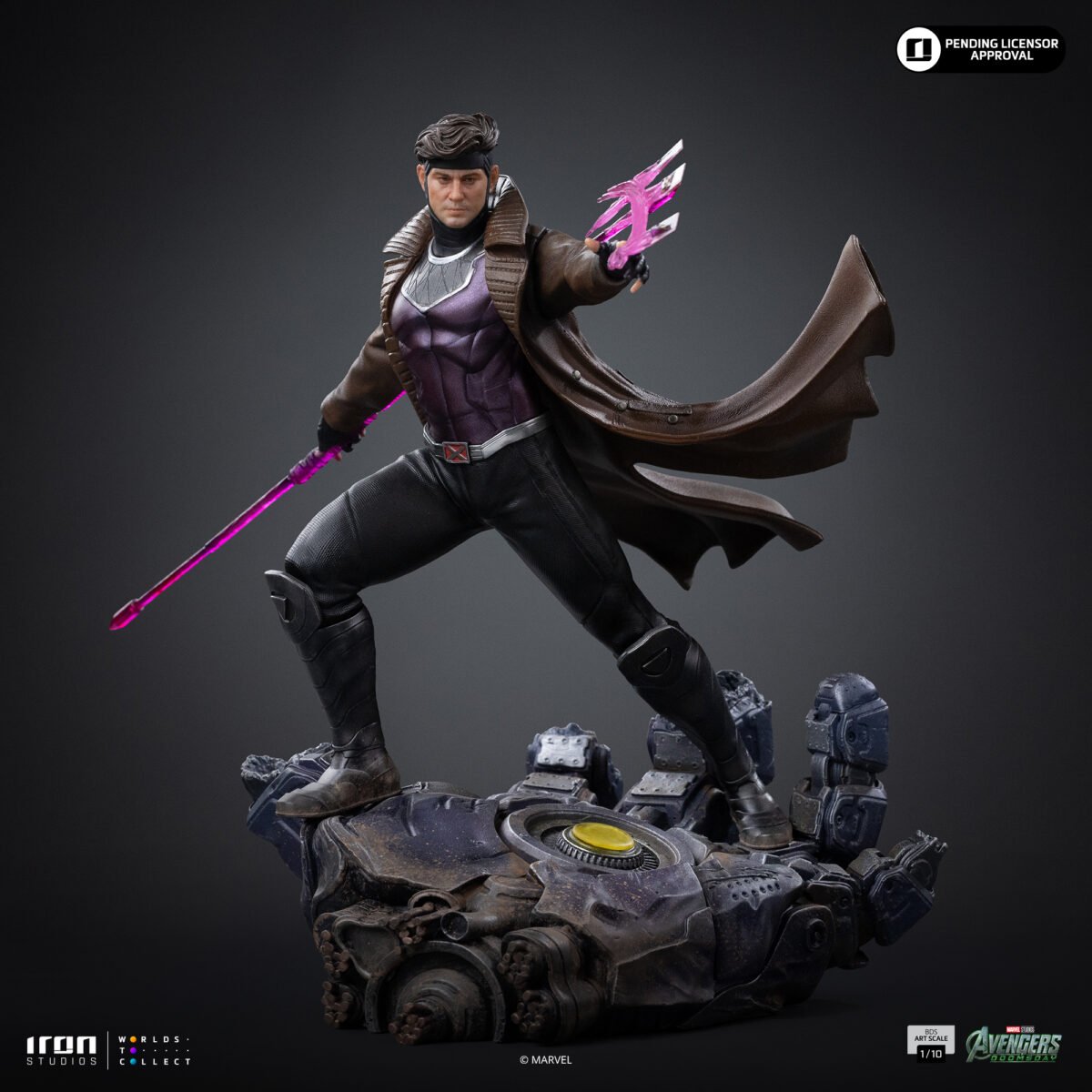 Iron Studios - Marvel Movies - Avengers: Doomsday - Gambit - Imagen 5