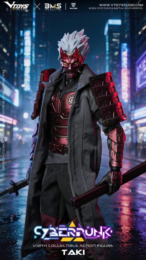 VTOYS x BMS - Cyberpunk Samurai - Taki, The Crimsom Dawn of the Blade - Imagen 2