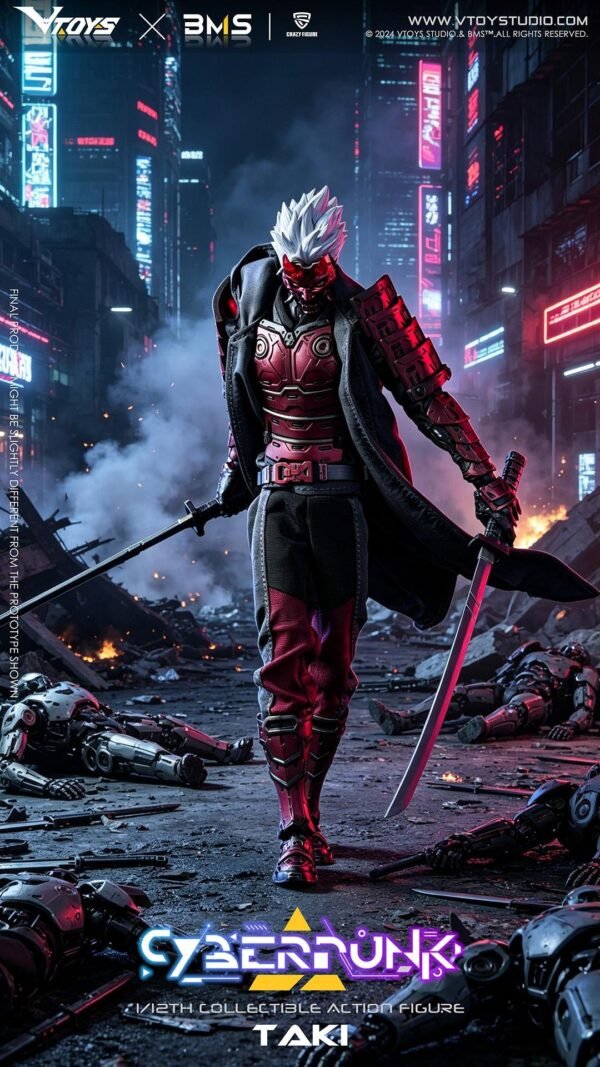 VTOYS x BMS - Cyberpunk Samurai - Taki, The Crimsom Dawn of the Blade
