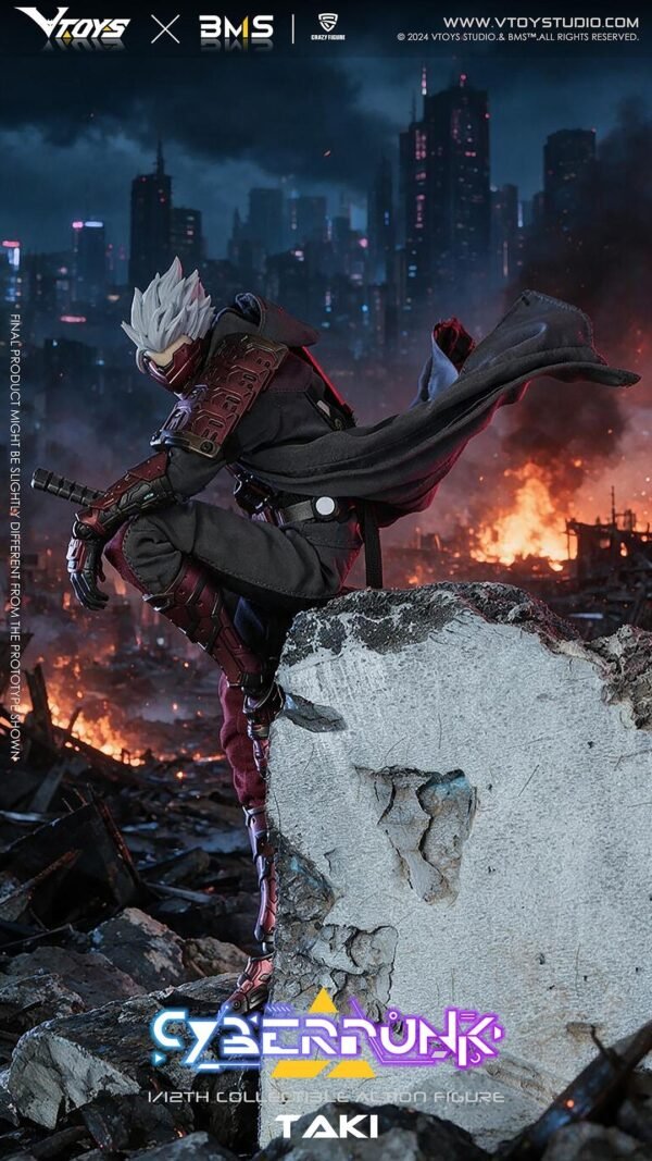 VTOYS x BMS - Cyberpunk Samurai - Taki, The Crimsom Dawn of the Blade - Imagen 4