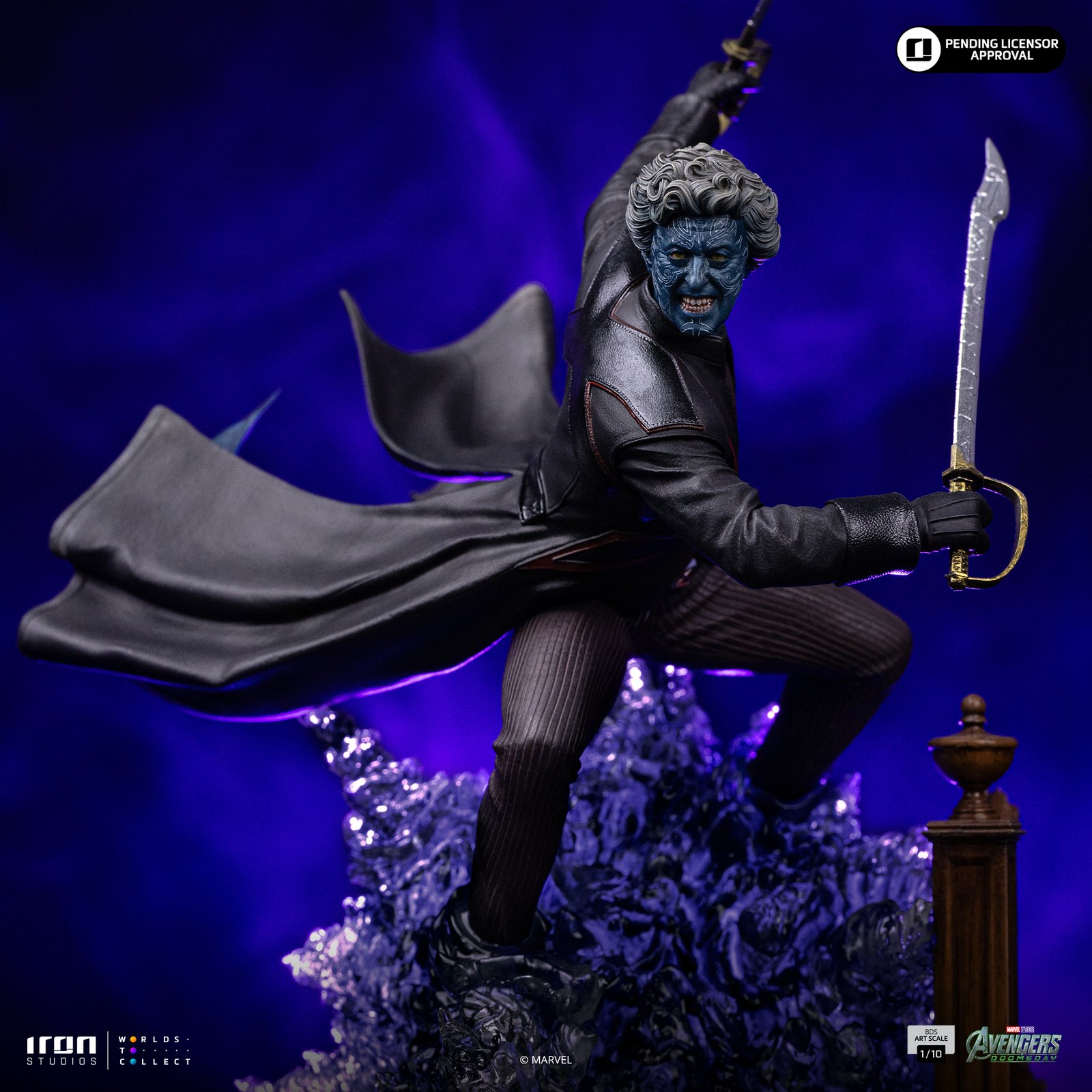 04-Details_Color Iron Studios - Marvel Movies - Avengers: Doomsday - Nightcrawler - Imagen 1
