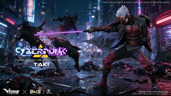 VTOYS x BMS - Cyberpunk Samurai - Taki, The Crimsom Dawn of the Blade - Imagen 8