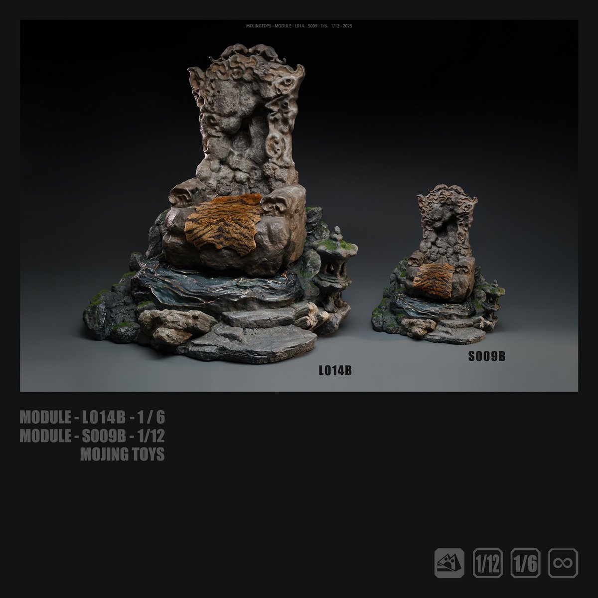 152059xsnmubuycy11euui Mojing Toys - Diorama Series - Huaguo Mountain Water Curtain Cave (L014 & S009) - Image 1