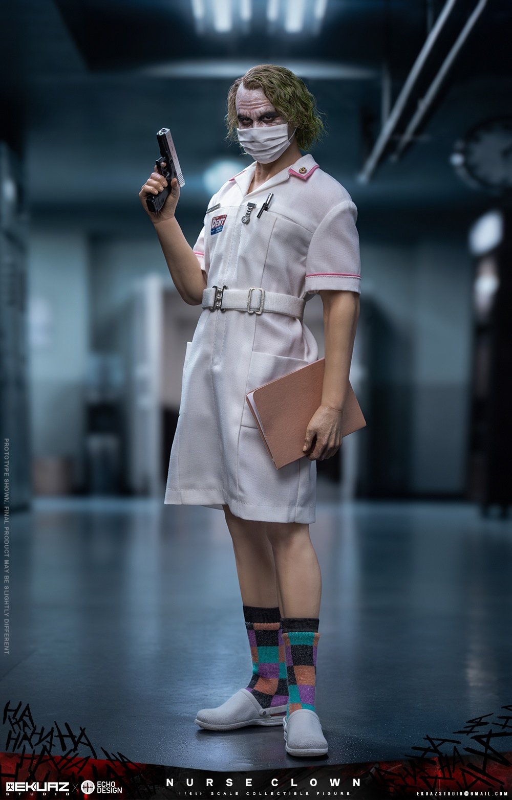 160307rubacb9rdc5kd6gl Ekuaz Studio - Batman: The Dark Knight - Joker Nurse (EKS014) - Image 1