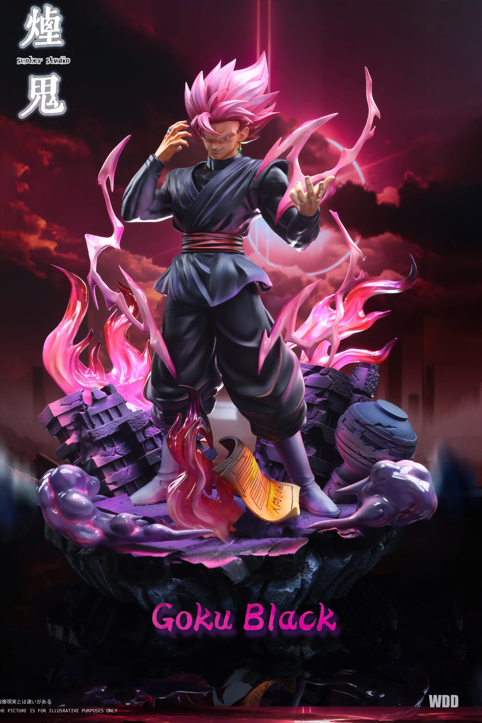 188 Smoker Studio - Dragon Ball Super - Goku Black Rose - Imagen 1