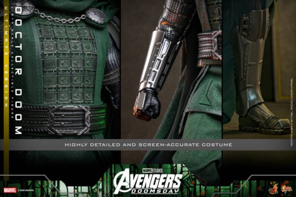 Hot Toys - Marvel Movies - Avengers: Doomsday - Dr. Doom Ultimate Version (MMS907) - Imagen 8