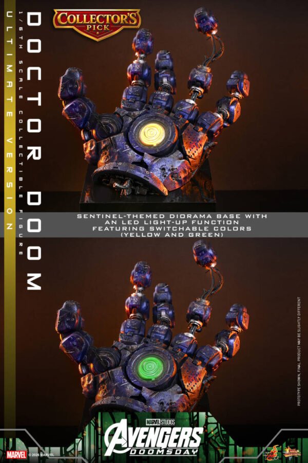 Hot Toys - Marvel Movies - Avengers: Doomsday - Dr. Doom Ultimate Version (MMS907) - Imagen 9