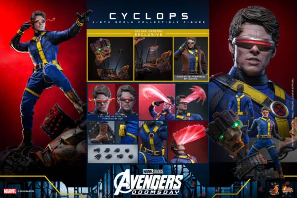 Hot Toys - Marvel Movies - Avengers: Doomsday - Cyclops Deluxe Version (MMS909) - Imagen 2