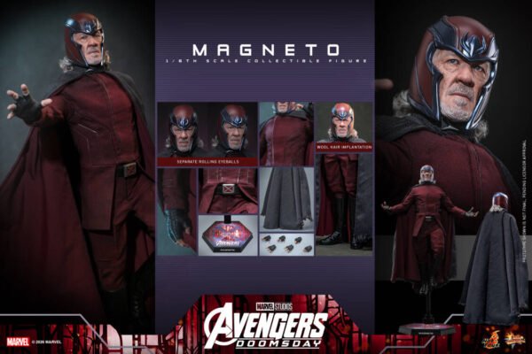 Hot Toys - Marvel Movies - Avengers: Doomsday - Magneto (MMS912) - Imagen 2