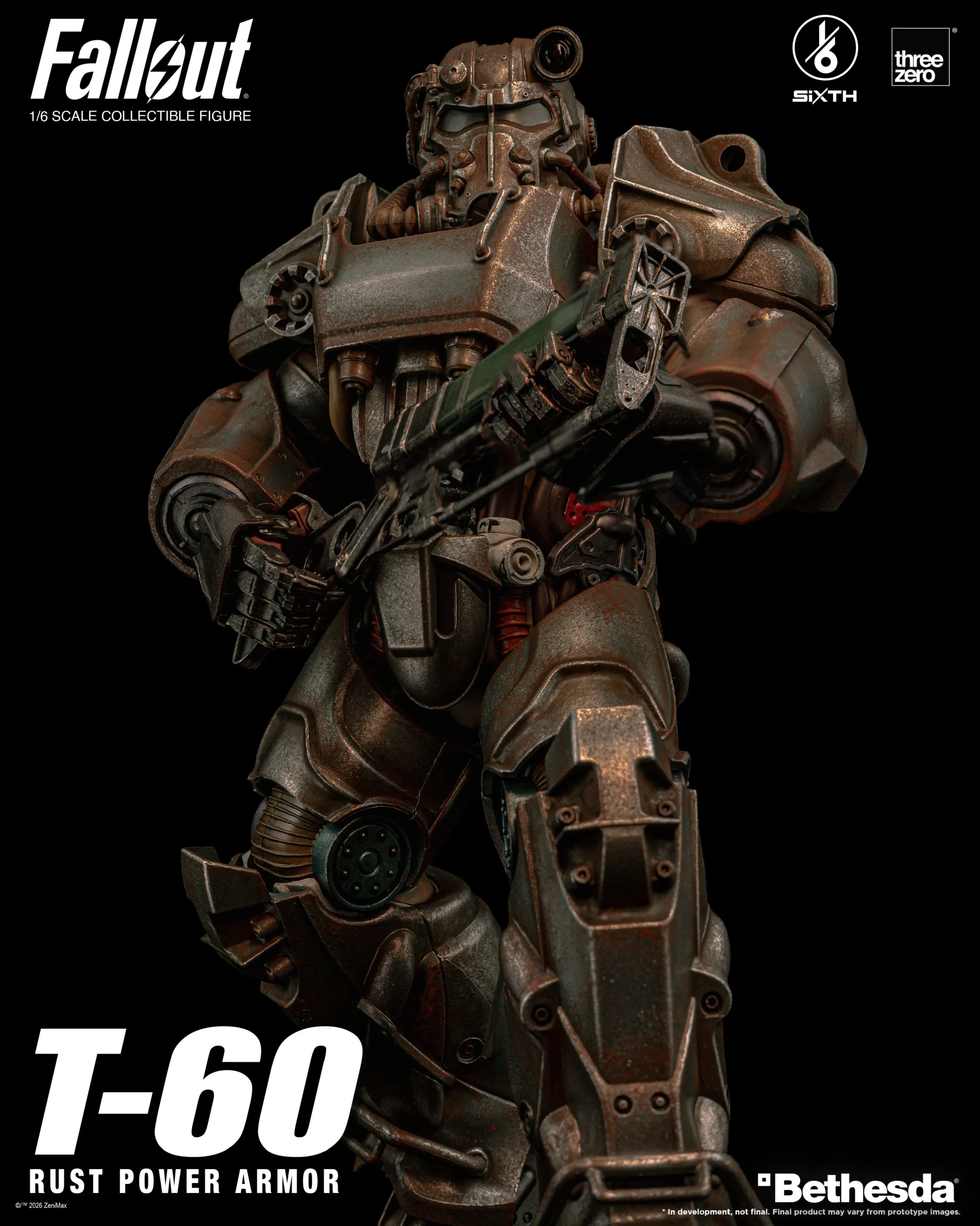 Fallout 1-6 T-60 Rust Power Armor_extr2a_image ThreeZero - Fallout - T-60 Rust Power Armor - Image 1