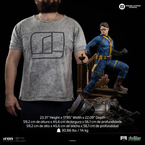Iron Studios - Marvel Movies - Avengers: Doomsday - Cyclops Legacy Replica - Imagen 11