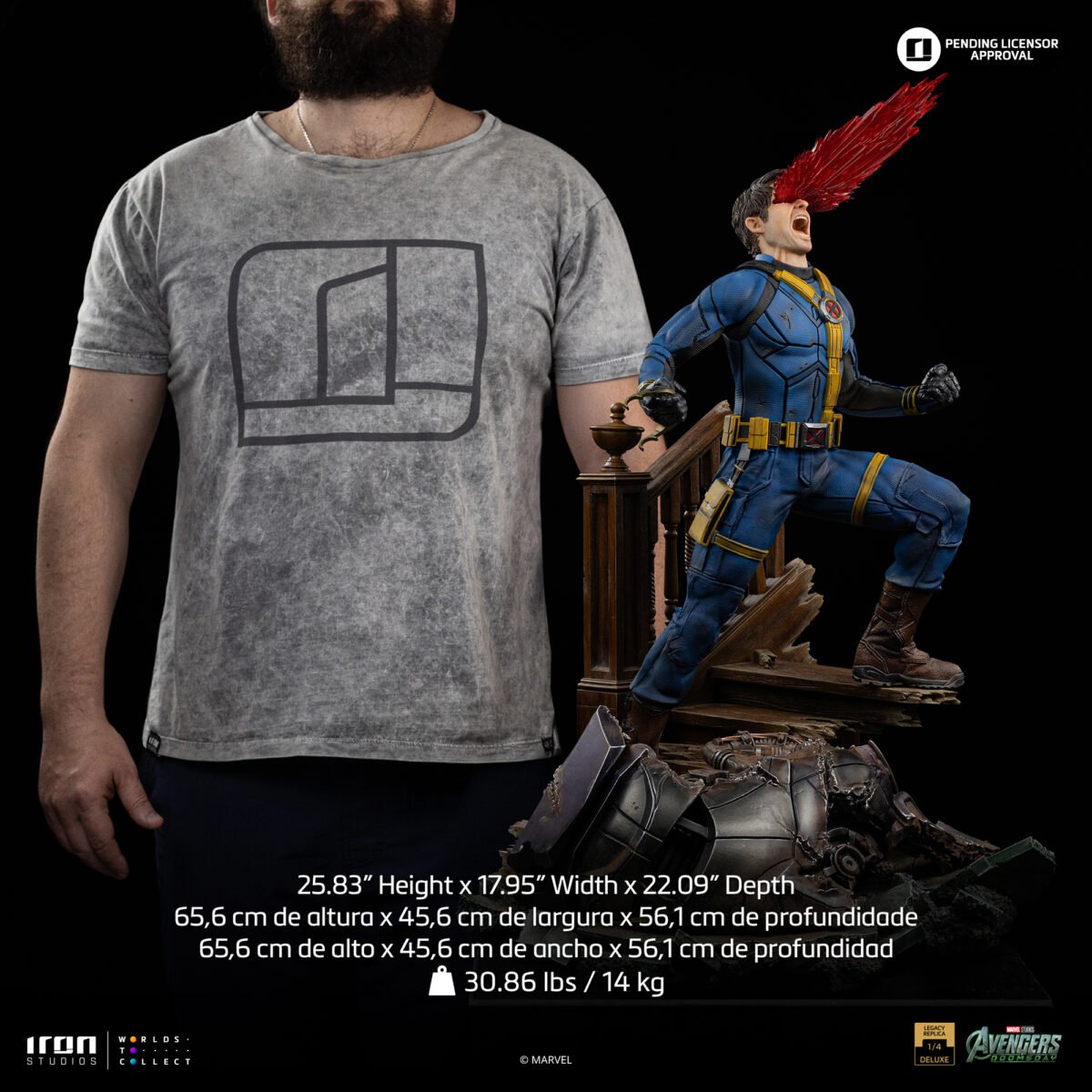 Iron Studios - Marvel Movies - Avengers: Doomsday - Cyclops Legacy Replica - Imagen 29