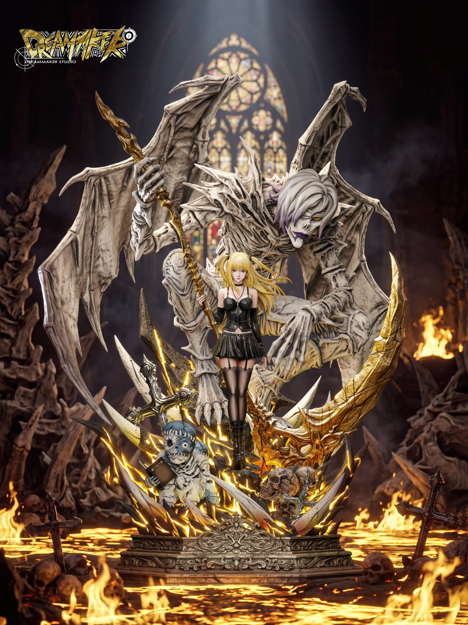 bbdf43e9656988bdb3fa9b97cdfb5a52 Dreammaker Studio - Death Note - Misa Amane & Rem - Imagen 1