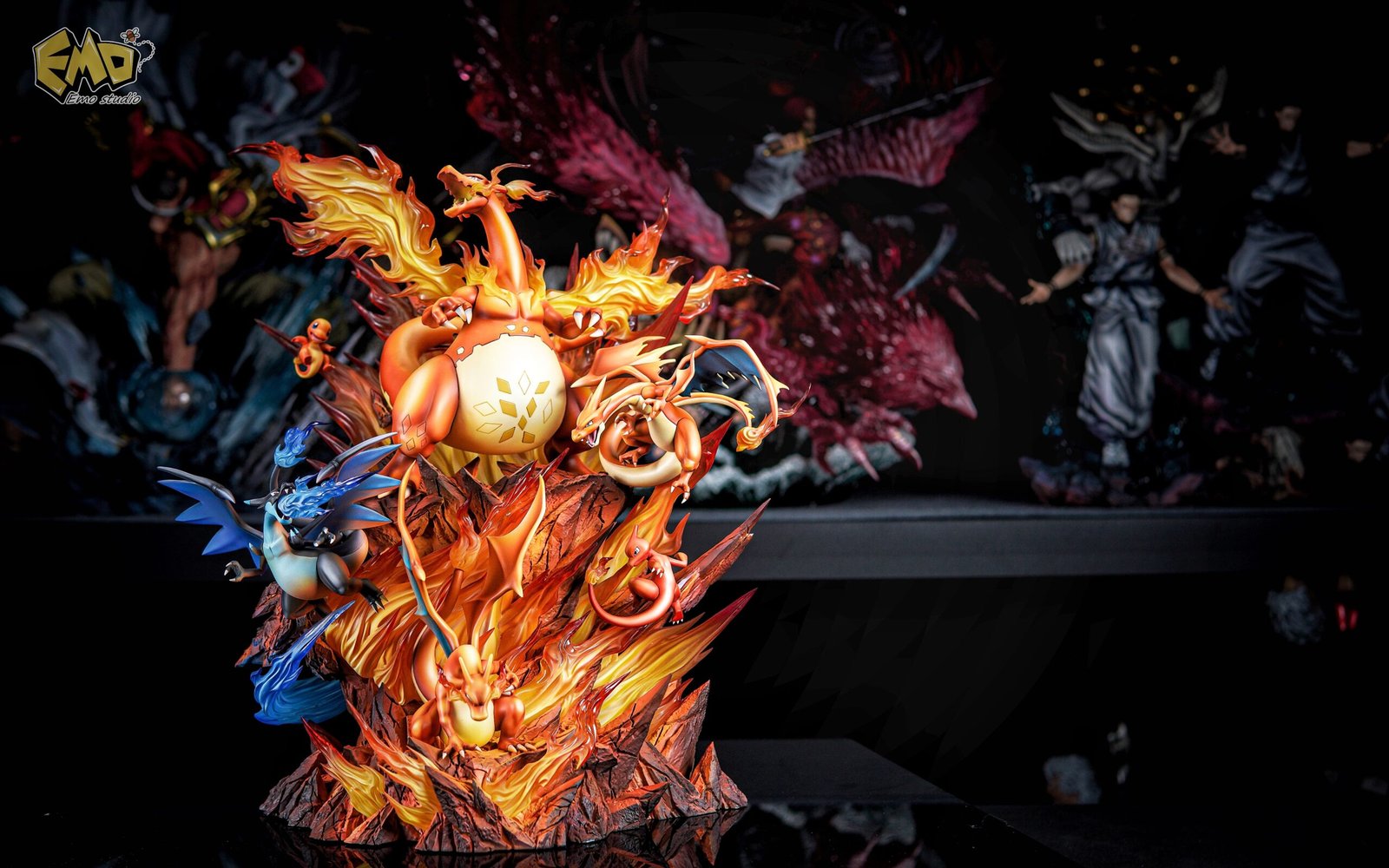 1076 Emo Studio - Pokémon - Charizard (Evolution series 003) - Image 1
