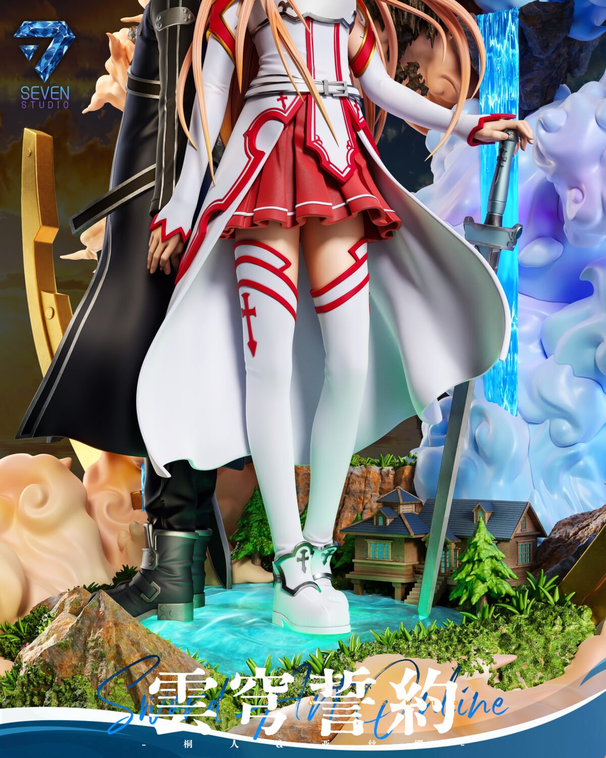 Seven Studio - Sword Art Online - Kirito & Asuna - Imagen 5