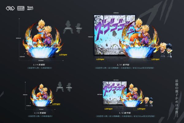 Infinite Studios - Dragon Ball Z - Father & Son Kamehameha - Imagen 3