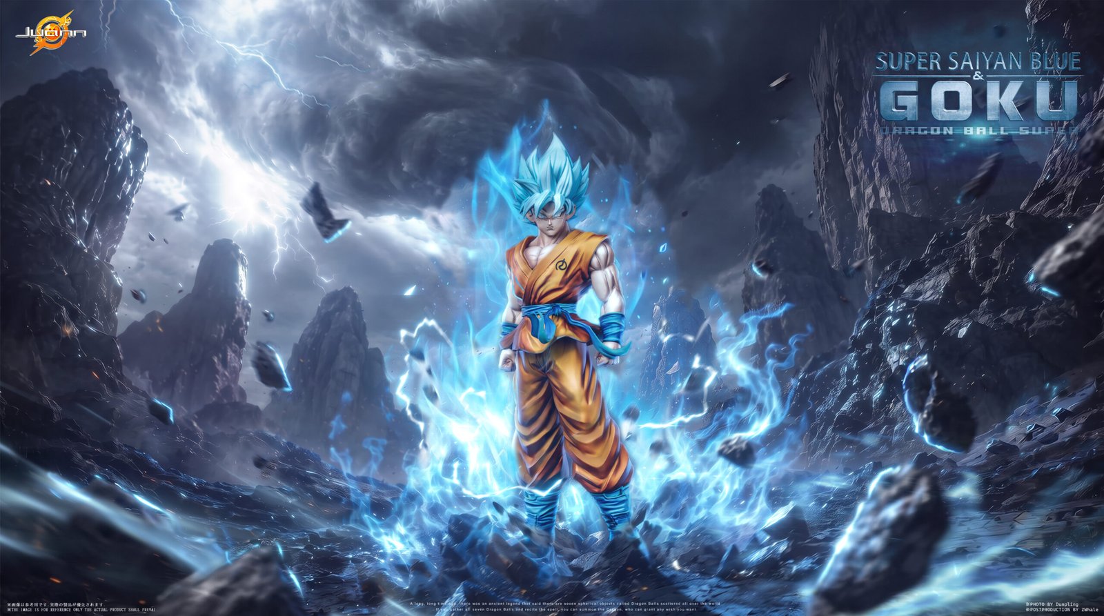 878 Juann Studio - Dragon Ball Super - Goku SSJ Blue - Imagen 1