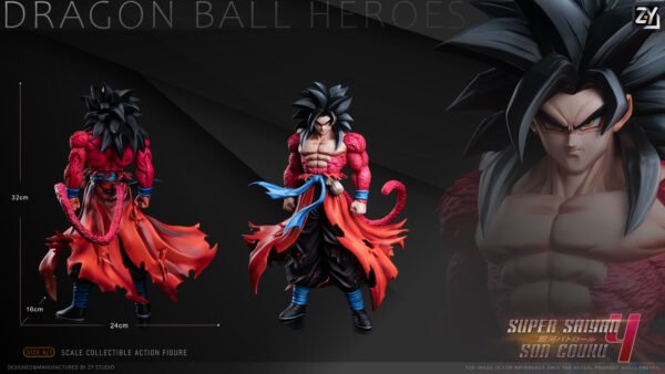 ZY Studio - Dragon Ball Heroes - Son Goku SSJ4 - Imagen 6