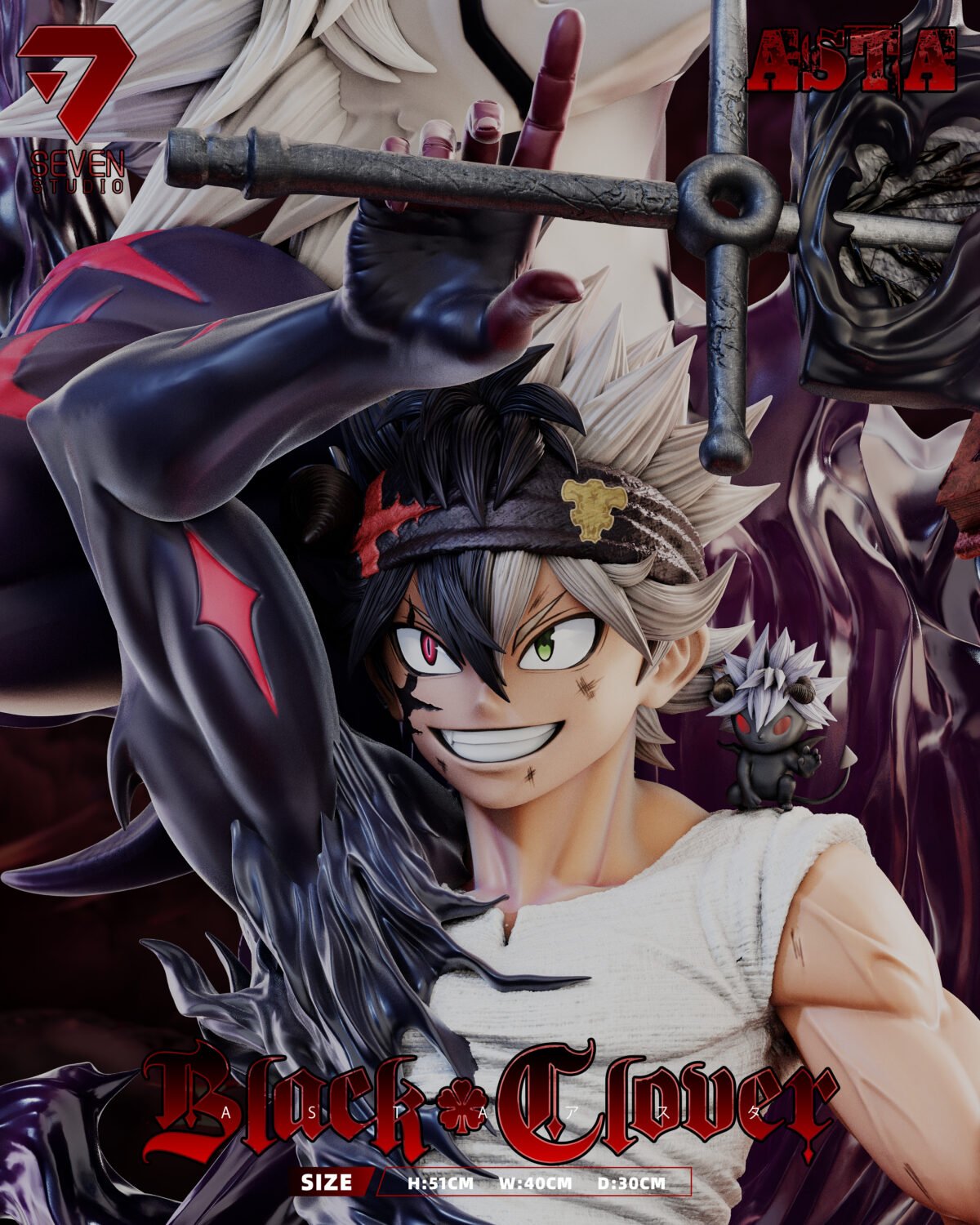Seven Studio - Black Clover - Asta Devil Union - Imagen 3